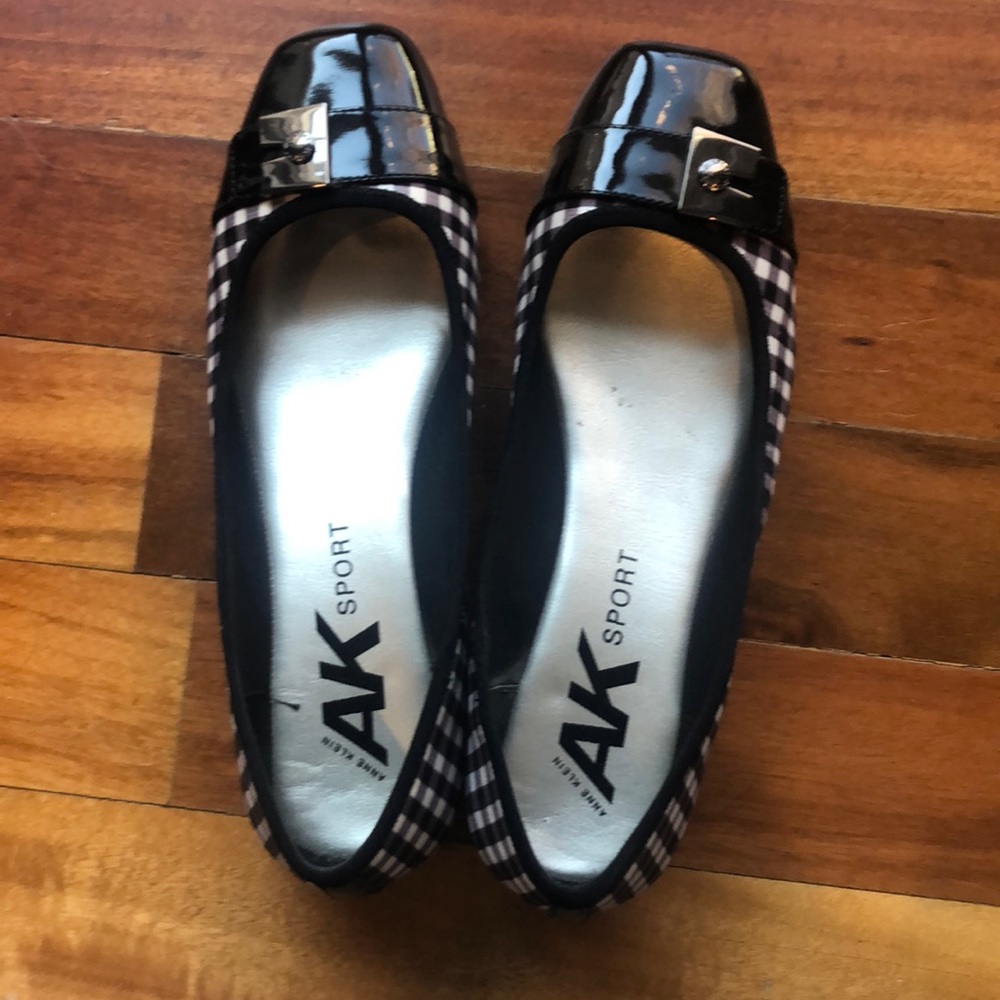 Anne Klein Sport Gingham Flats
